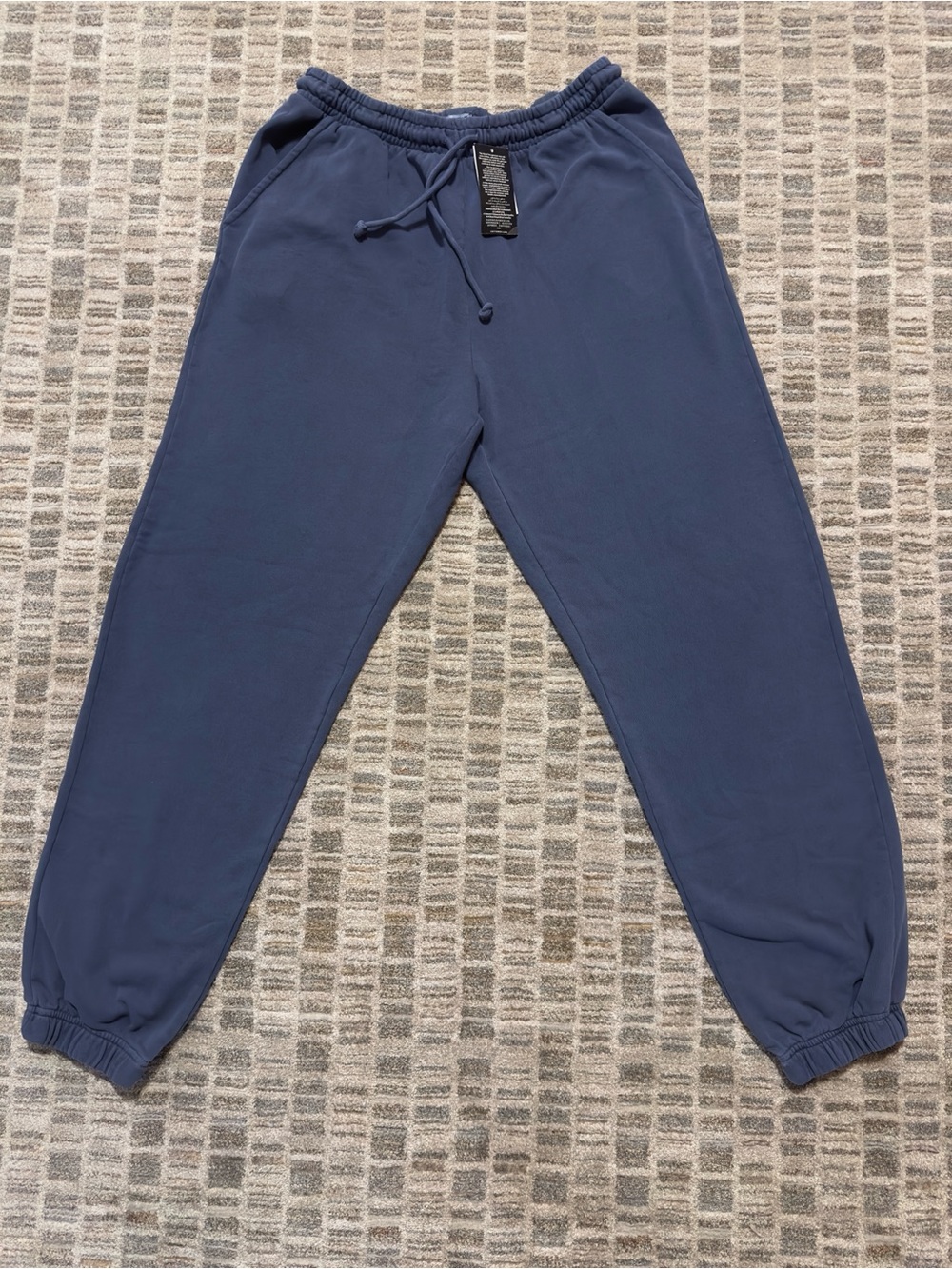 Cotton On Woman's Relaxed Fleece Joggers In Washed Indigo Size L